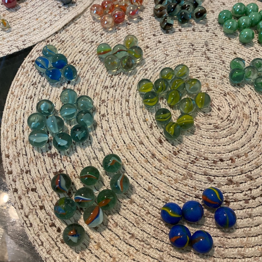 Colorful Glass Marbles Set - Vintage - Picture 6 of 10